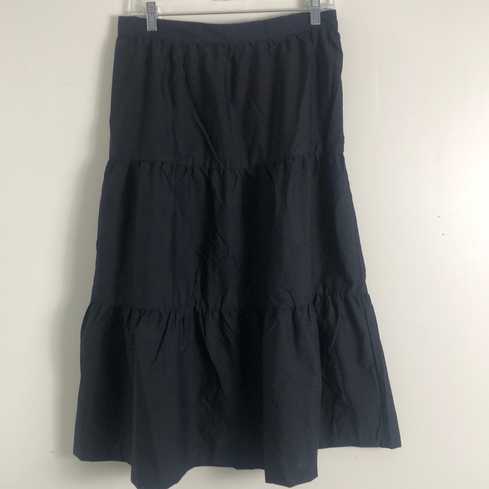 Divided H&M Black Midi Skirt